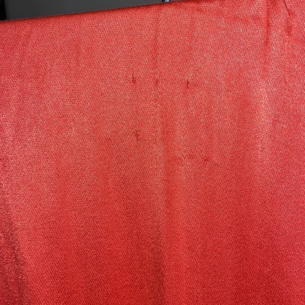 🍕🪻Jones New York salmon pink scarf 100% viscose fringe hem CLOSEOUT